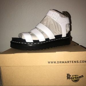 Dr. Martens White Blair Sandal NEW IN BOX